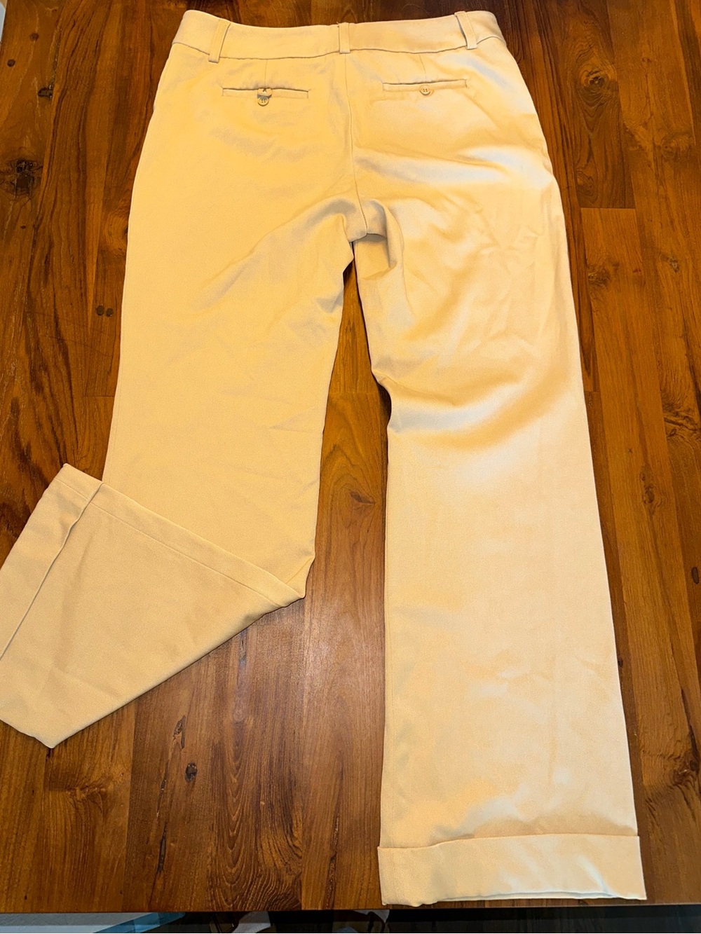INC Women’s Cream Straight-Leg Dress Pants Size 10 - Picture 2 of 3